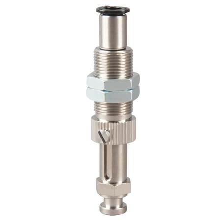 Fipa Spring leveler, torsionally rigid, travel = 15 mm, M6-female 50.129